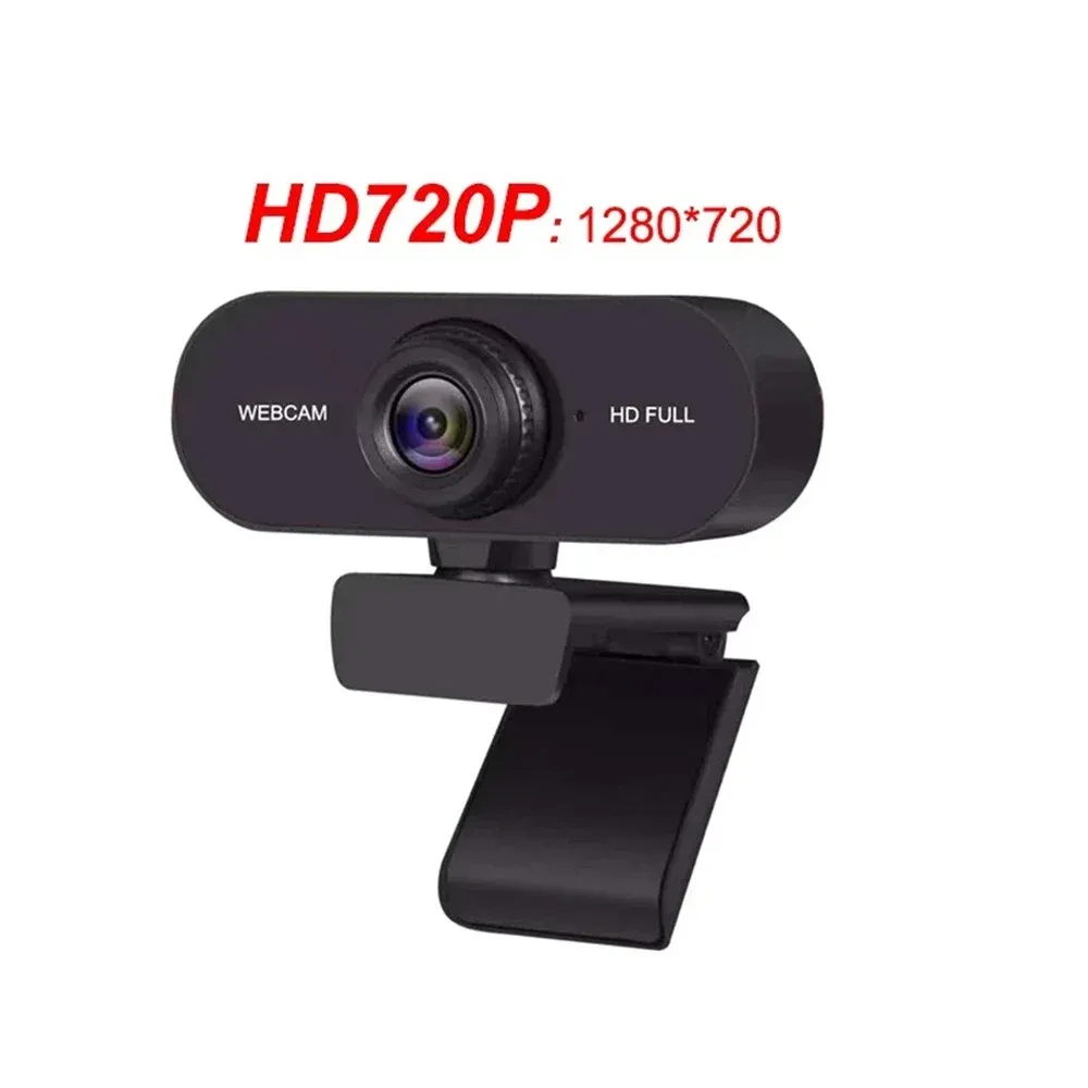 Webcam HD 2K avec microphone intégré pour ordinateur portable et de bureau, mini caméra USB pour YouTube et Skype 8
