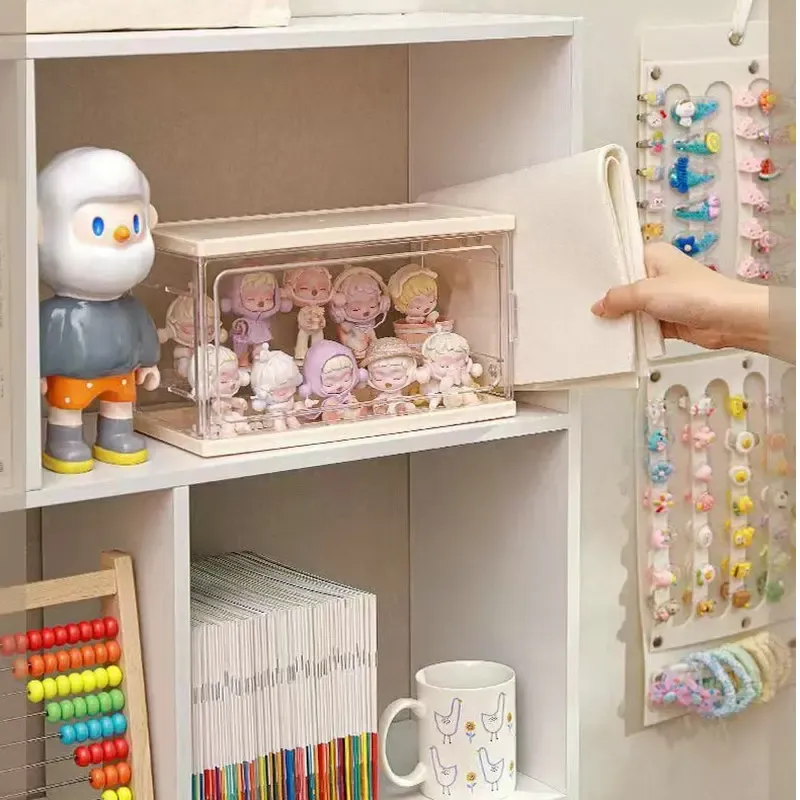 Organisateur mural suspendu pour accessoires capillaires : rangement pour nœuds, pinces, élastiques et lunettes 6
