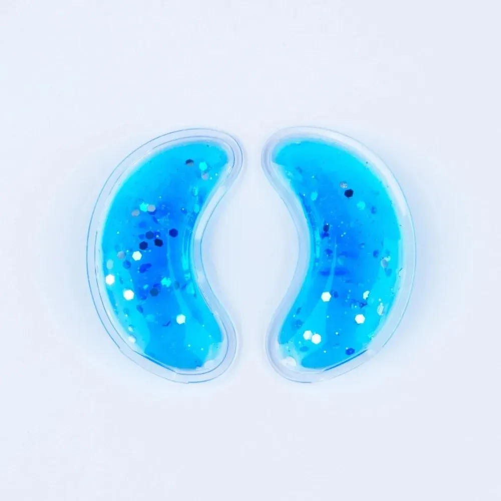 Patchs oculaires en gel réutilisables chauds et froids, effet glacé pour fatigue oculaire, gonflements et cernes 11