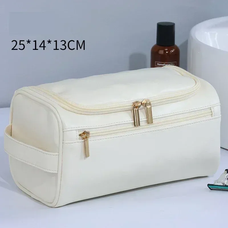Trousse de toilette imperméable grande capacité pour hommes et femmes, organisateur de voyage et sac de maquillage 10