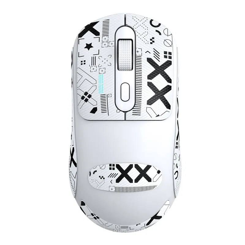 Warvank X8 Souris de jeu sans fil 500 mAh, USB Type-C, souris de bureau rechargeable compatible avec les ordinateurs portables et de bureau