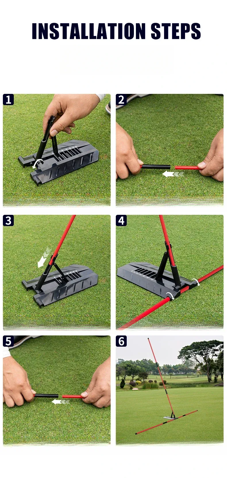 Correcteur de swing de golf, vue d'ensemble