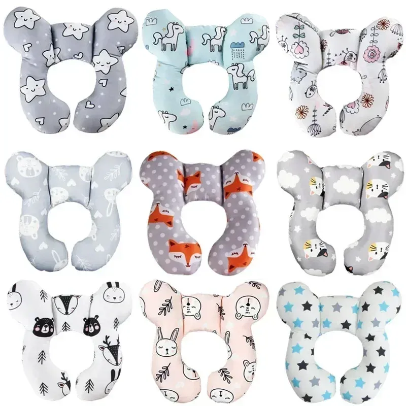 Oreiller de voyage pour bébé, soutien de la tête et du cou pour siège auto 3