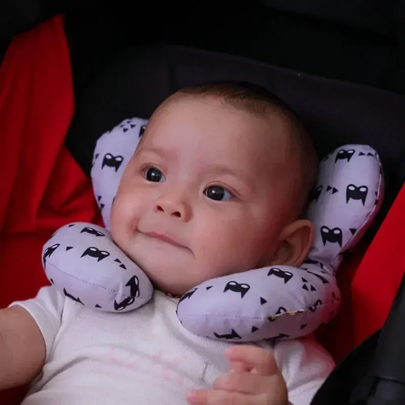 Oreiller de voyage pour bébé, soutien de la tête et du cou pour siège auto 11