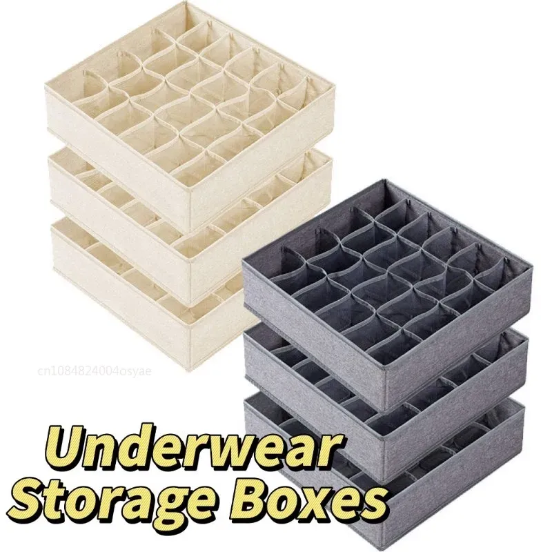 Organisateur pliable pour tiroirs et armoires : rangement pour sous-vêtements, soutiens-gorge, chaussettes et pantalons