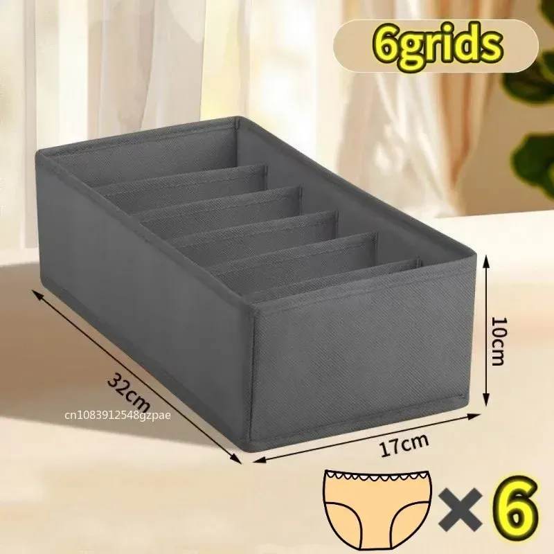 Organisateur pliable pour tiroirs et armoires : rangement pour sous-vêtements, soutiens-gorge, chaussettes et pantalons 14