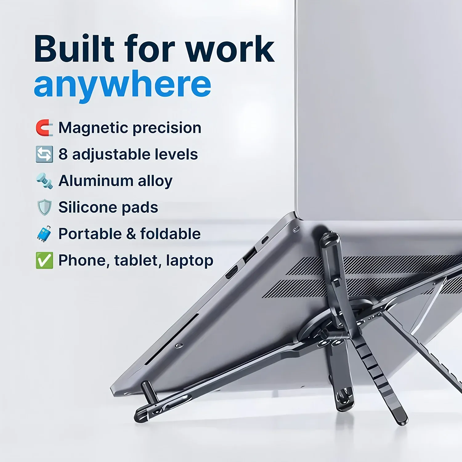 Support pliable et compact