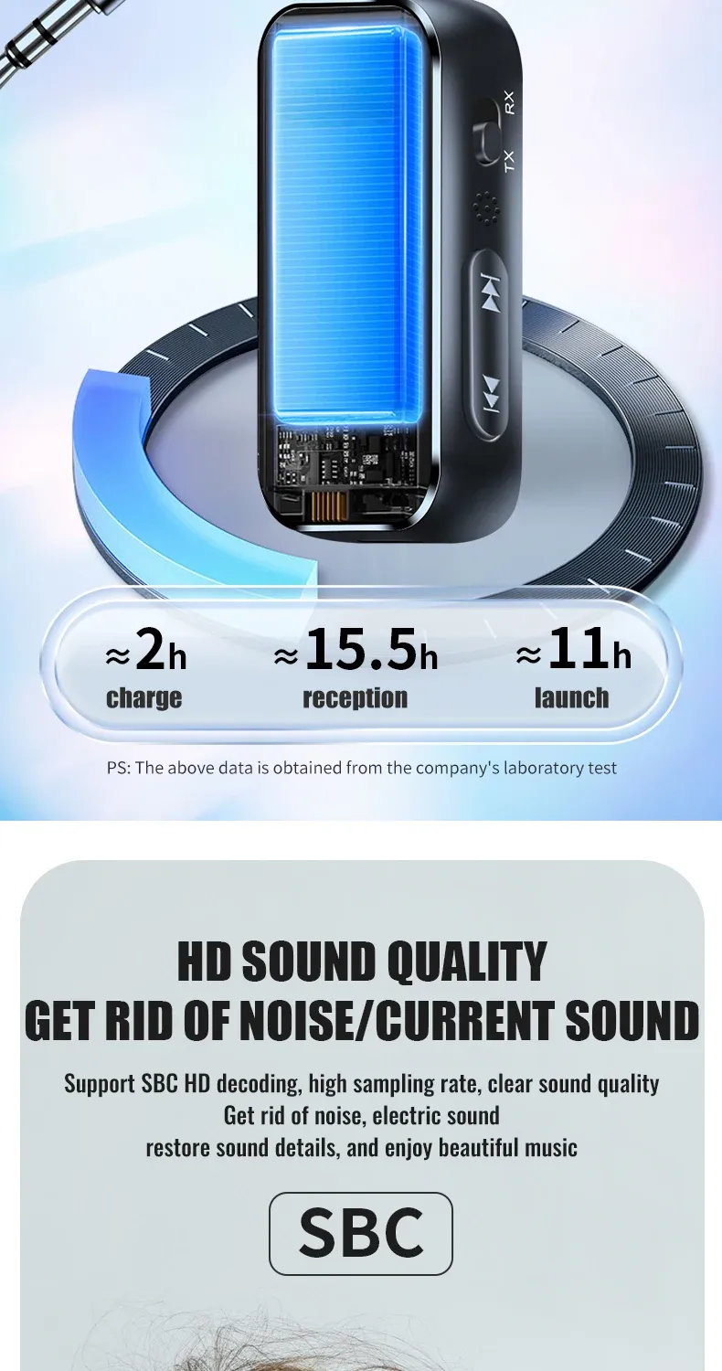 Adaptateur audio Bluetooth au quotidien