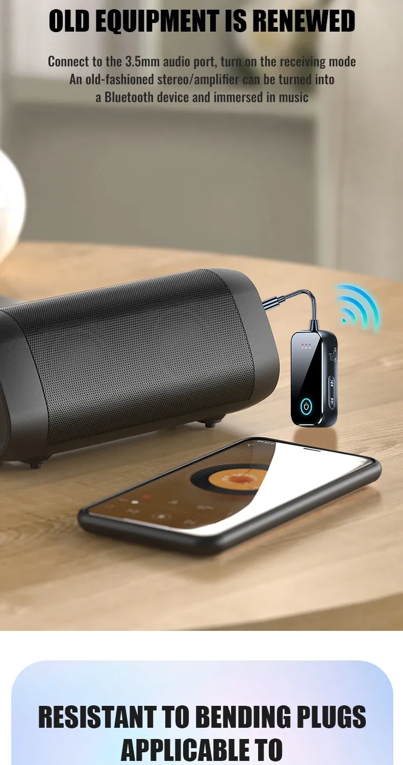 Adaptateur audio Bluetooth en déplacement