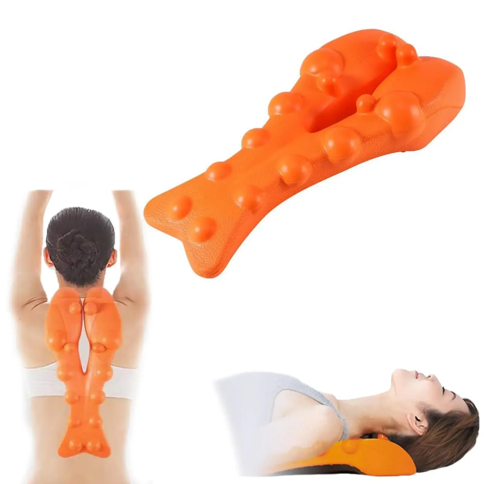 Masseur de points de déclenchement Trapèze, libération myofasciale, soulagement des douleurs cervicales et d'épaules, outil de libération sous-occipitale, correcteur de posture 2