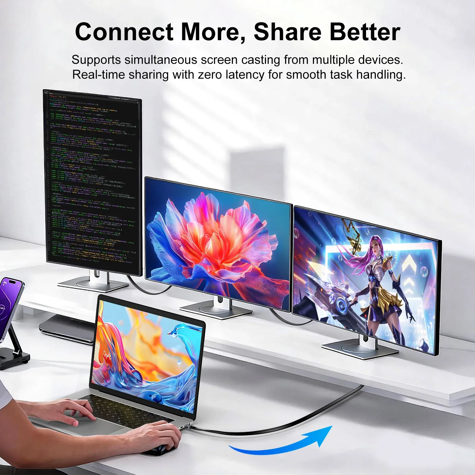 Câble de données USB-C vers USB-C 240 W PD, Thunderbolt 5 80 Gbit/s, Vidéo 16K@60 Hz, Compatible iPhone 17 Pro Max et MacBook 5