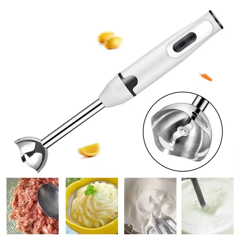 Mélangeur plongeant électrique portatif pour smoothies, sauces, soupes et aliments pour bébé 3