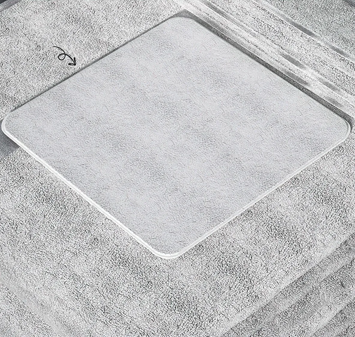 Détail du chiffon en microfibre