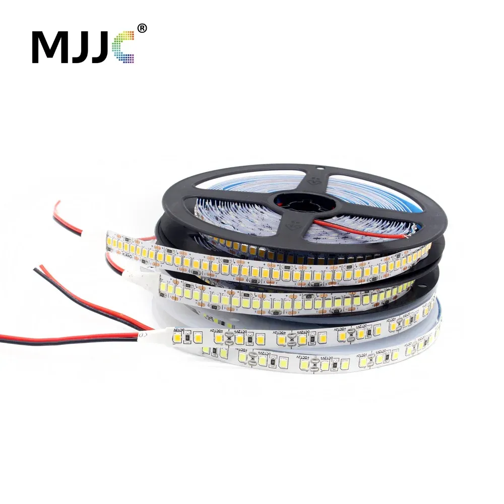 Ruban LED SMD 2835 12V, 1 m à 5 m, 120 LED/m ou 240 LED/m, blanc chaud, flexible, éclairage décoratif pour la maison 1