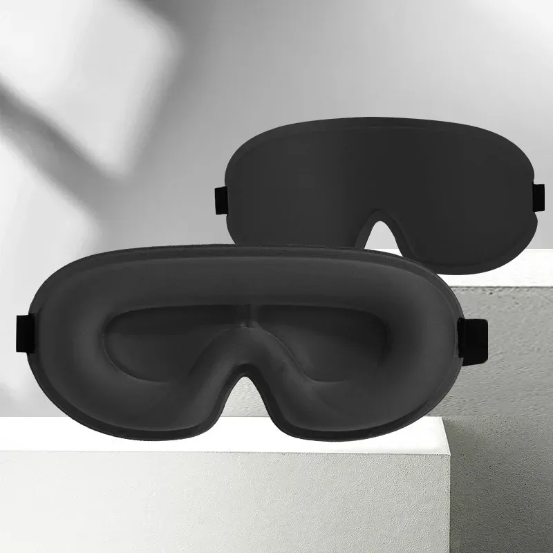Masque de sommeil 3D occultant, doux et respirant pour les yeux, idéal pour le voyage 12