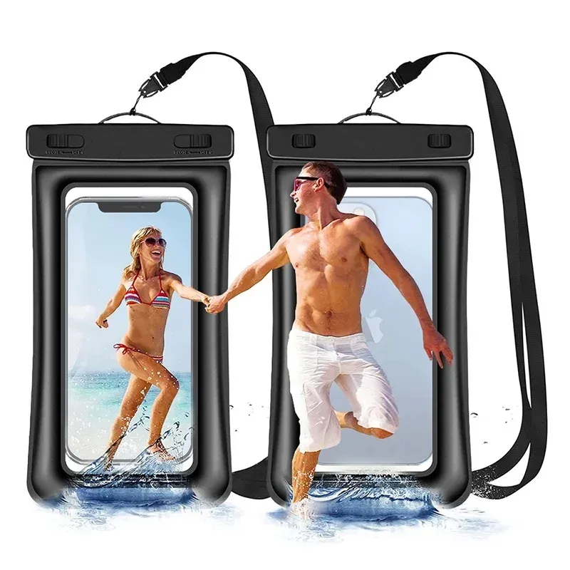 Pochette étanche universelle pour téléphone portable, étui de protection subaquatique pour kayak, plage et pêche 1