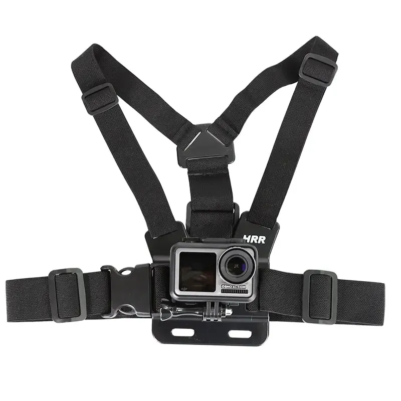 Sangle de poitrine pour GoPro, support de fixation thoracique compatible GoPro Hero 9, 8, 7, 6, 5, 4, Insta360, DJI Osmo Action, accessoires pour caméra d'action 7