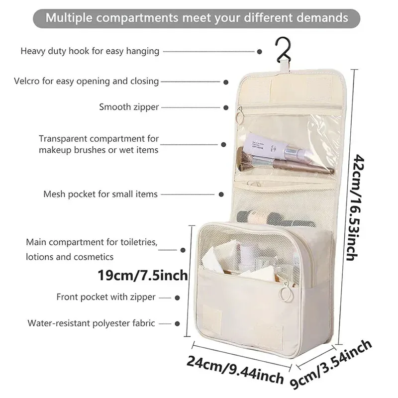 Détail de l'organisation intérieure de la trousse de maquillage