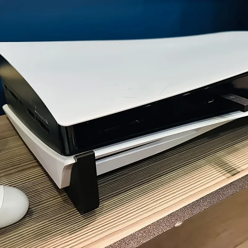 Support horizontal pour PlayStation 5 (PS5) Édition Standard – Support de rangement de bureau réglable en hauteur