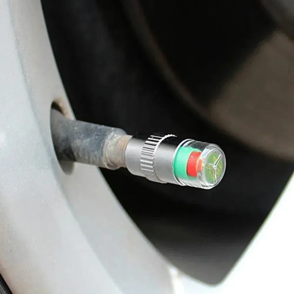 Lot de 4 capteurs de pression de pneus pour voiture avec alerte et détection externe 4