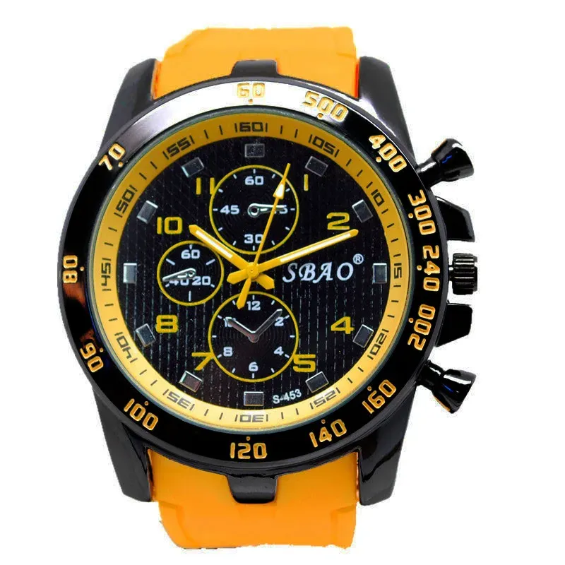 Montre à quartz pour homme, bracelet en silicone, style militaire, étanche 30 ATM 3