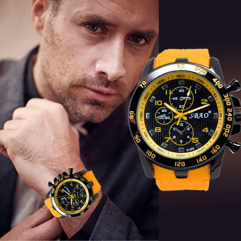 Montre homme de luxe au design sportif en acier inoxydable