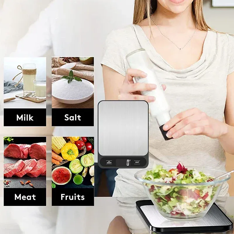 Balance de cuisine numérique au design épuré