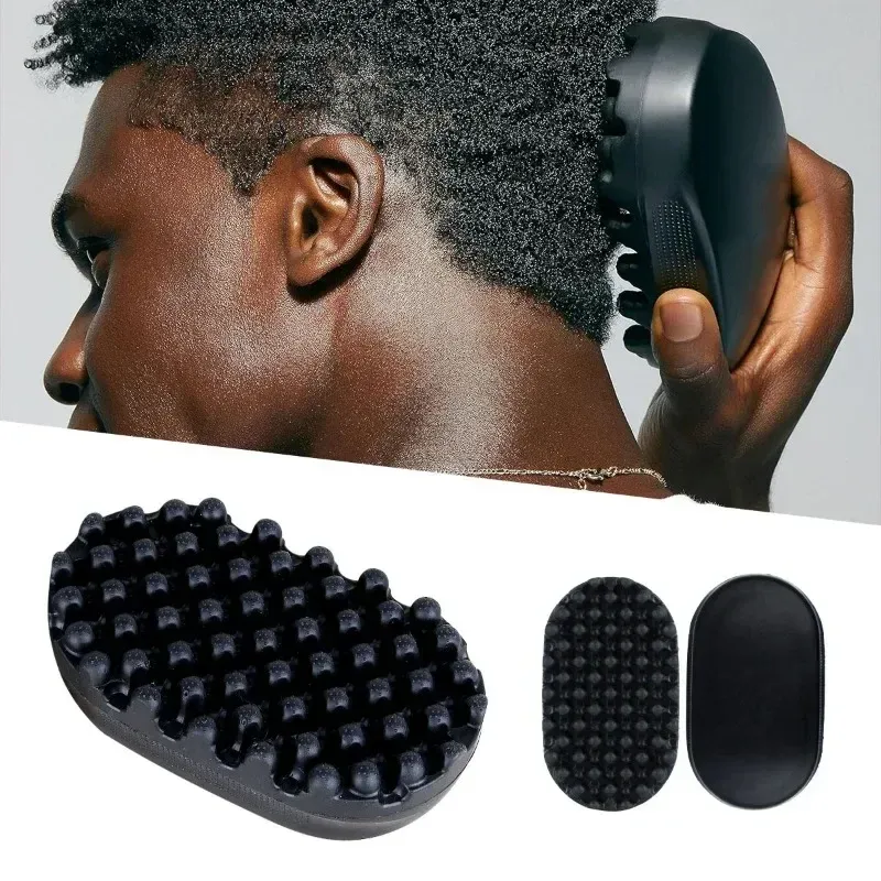 Brosse éponge torsadée pour cheveux bouclés, vue d'ensemble