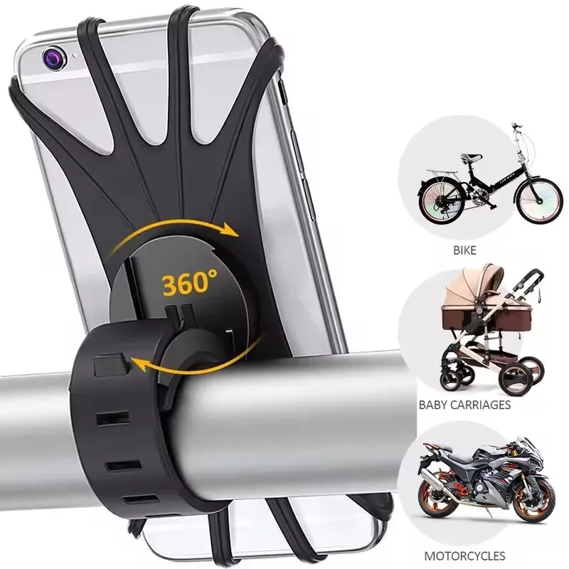 Support de téléphone pour vélo et moto, compatible iPhone, Samsung et Xiaomi 1