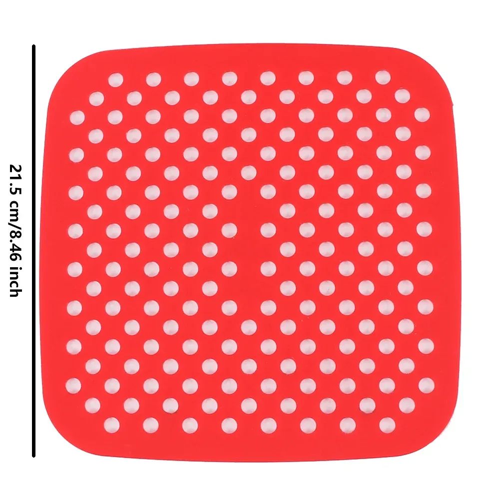Tapis de friteuse à air en silicone réutilisable antiadhésif pour cuisson 8