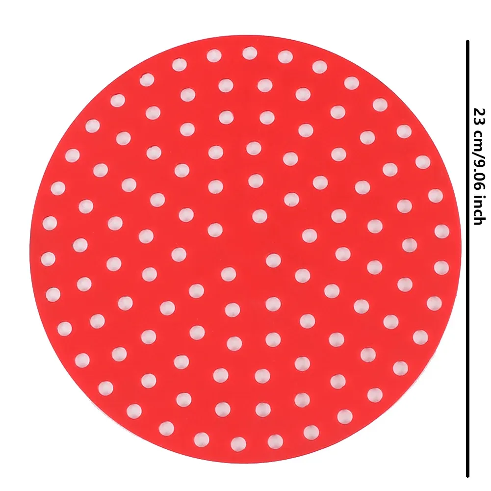 Tapis de friteuse à air en silicone réutilisable antiadhésif pour cuisson 7