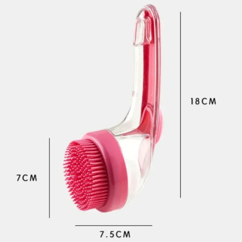 Brosse de massage pour animaux en silicone souple
