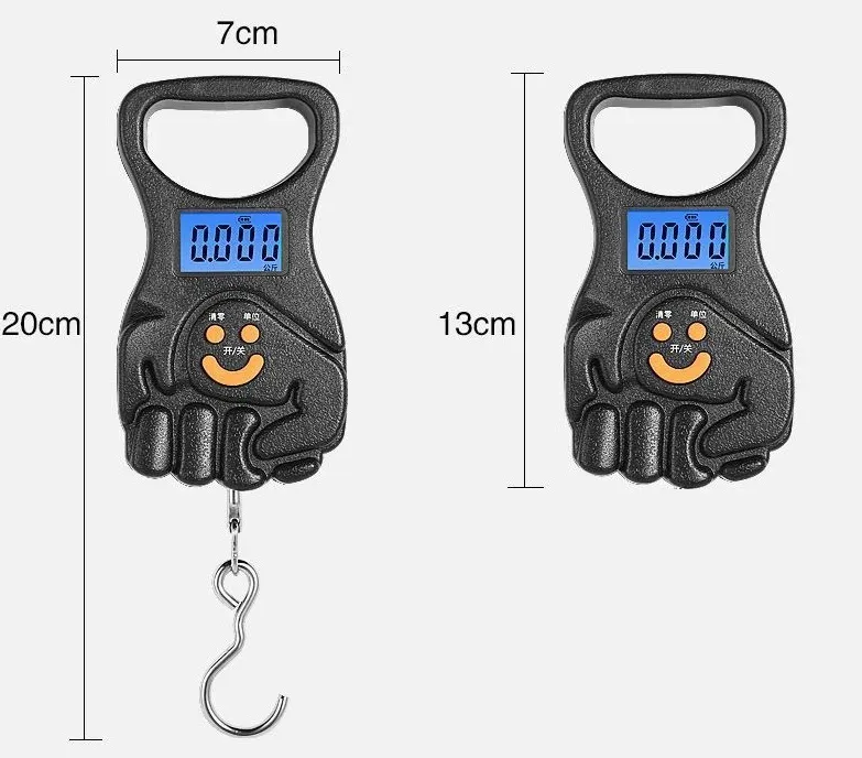 Balance numérique portable pour bagages, écran LCD rétroéclairé et sangle robuste 8