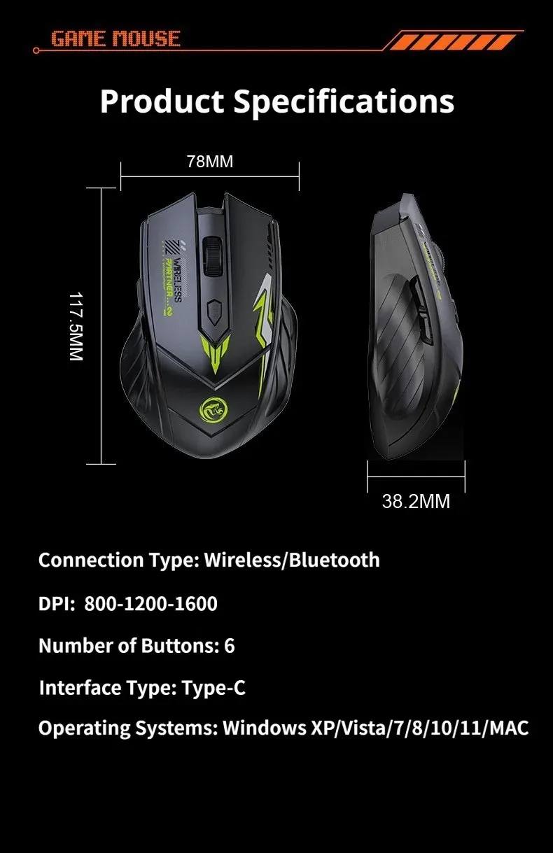 Souris NexusClick, recharge et autonomie
