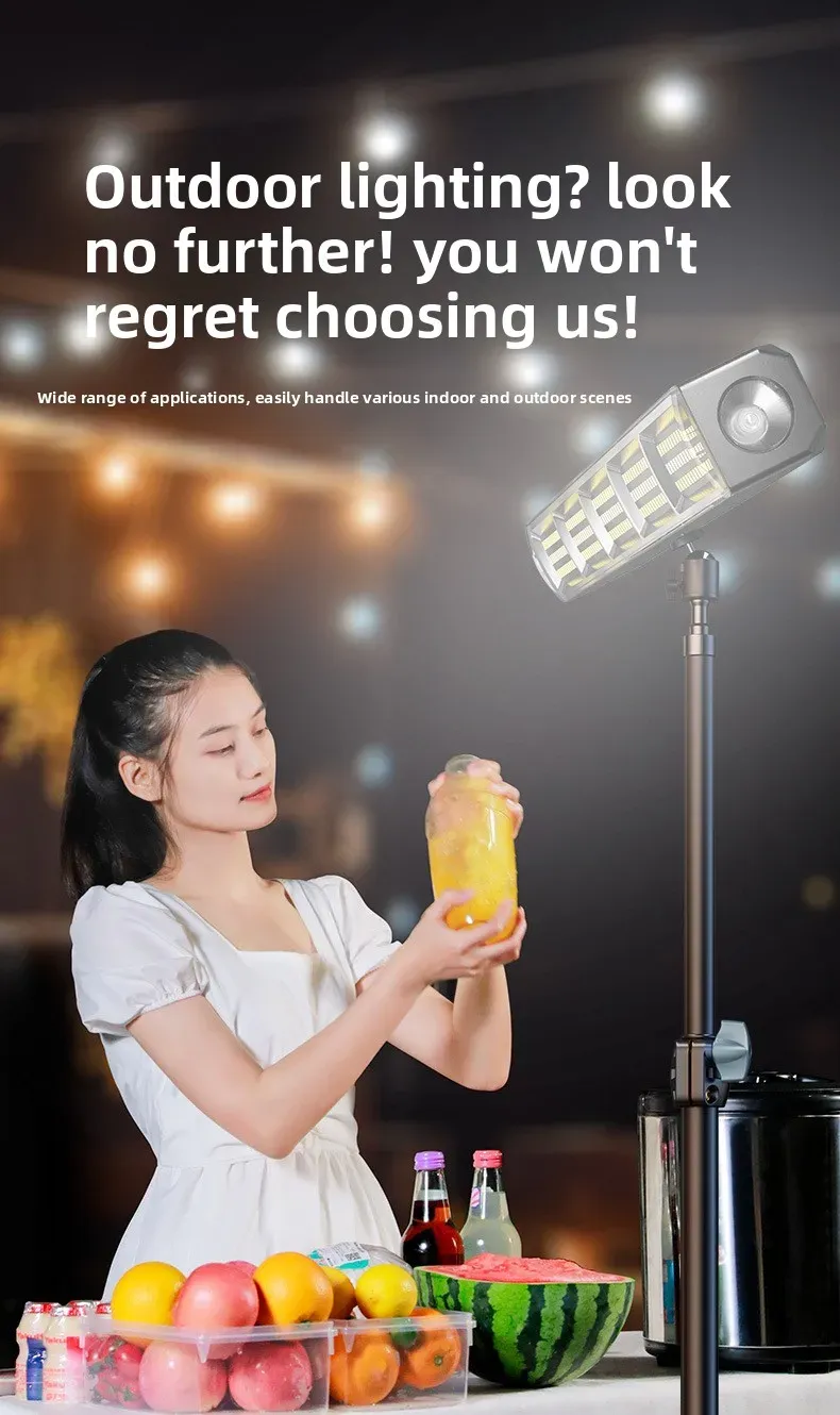 Barre lumineuse LED en utilisation