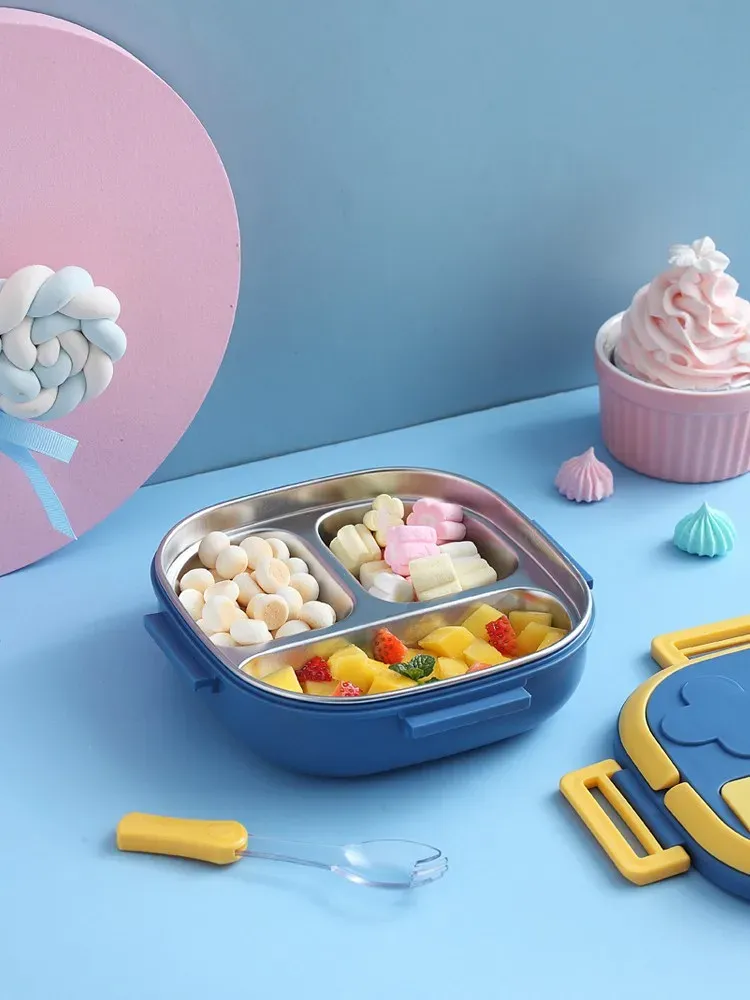 Boîte à déjeuner en acier inoxydable, repas