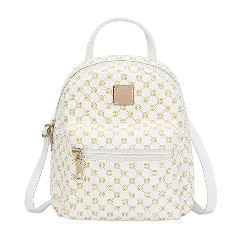 Sac à main pour femme 2-en-1 à bandoulière simple et double bandoulière, sac à dos polyvalent et grande capacité pour les loisirs 2