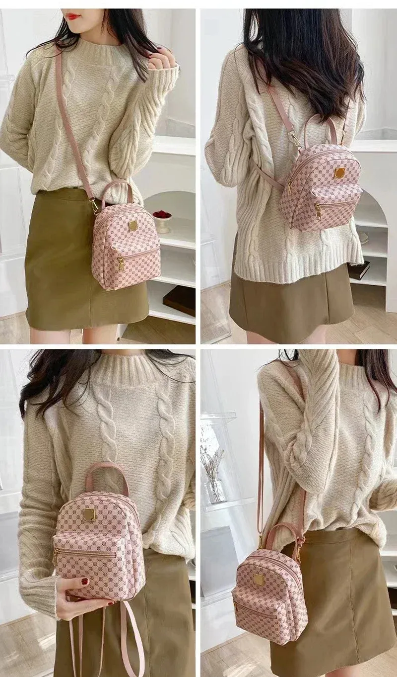 Sac à dos élégant pour femme, en situation