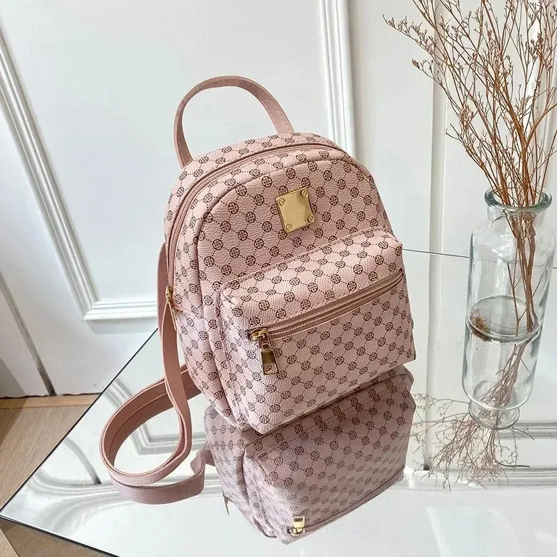 Sac à main pour femme 2-en-1 à bandoulière simple et double bandoulière, sac à dos polyvalent et grande capacité pour les loisirs 8