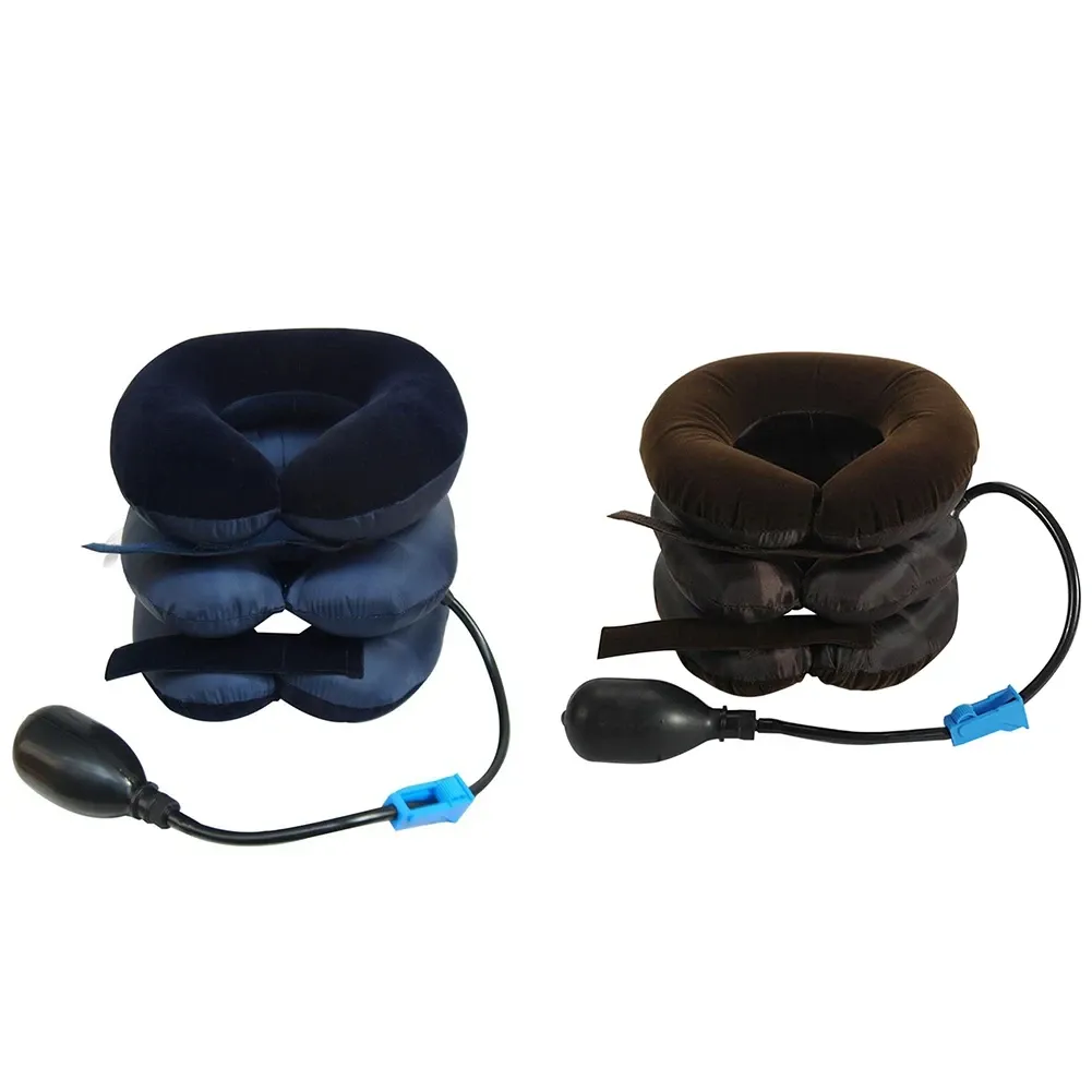 Attelle de traction cervicale gonflable – Soutien cervical pour la maison et le bureau - Image 1