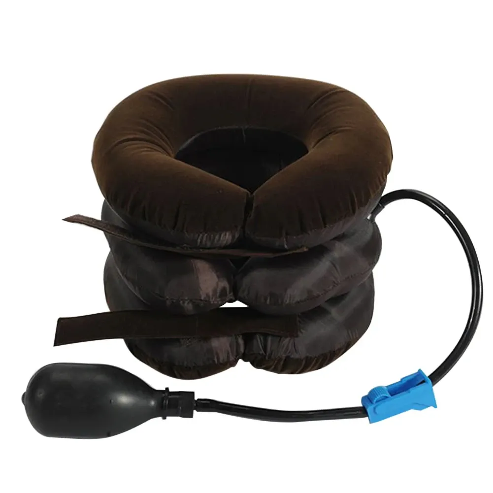 Attelle de traction cervicale gonflable – Soutien cervical pour la maison et le bureau 8
