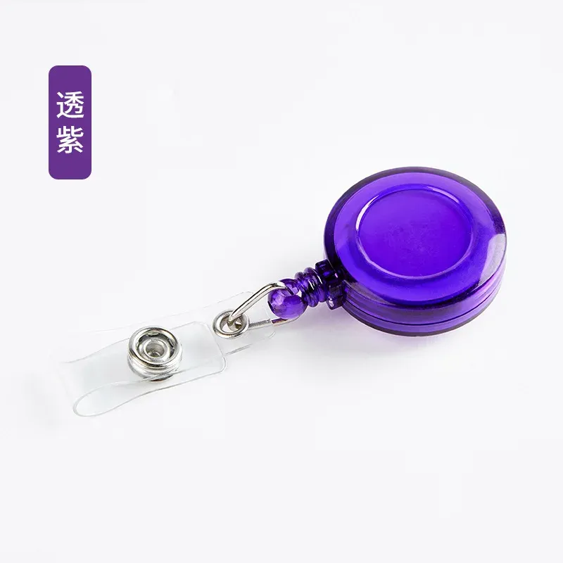Lot de 10 porte-badges rétractables avec clip de ceinture 10