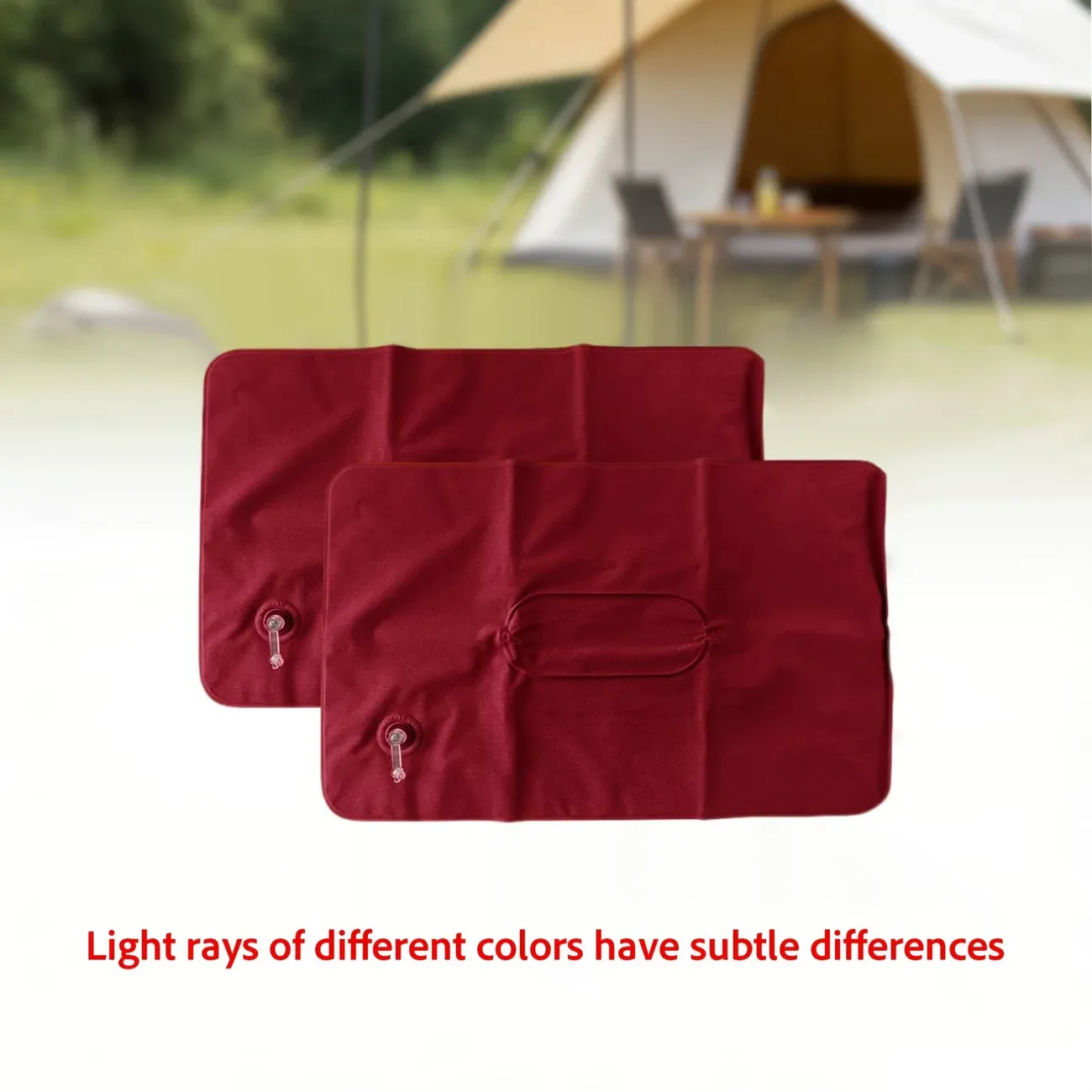Oreiller de voyage gonflable ultra-léger et lavable, soutien cervical et lombaire, pour voyages, bureau et camping (1 pièce) 9