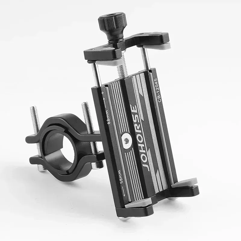 Support de téléphone pour moto et vélo électrique en alliage d'aluminium CNC à quatre griffes, compatible iPhone et Samsung 2