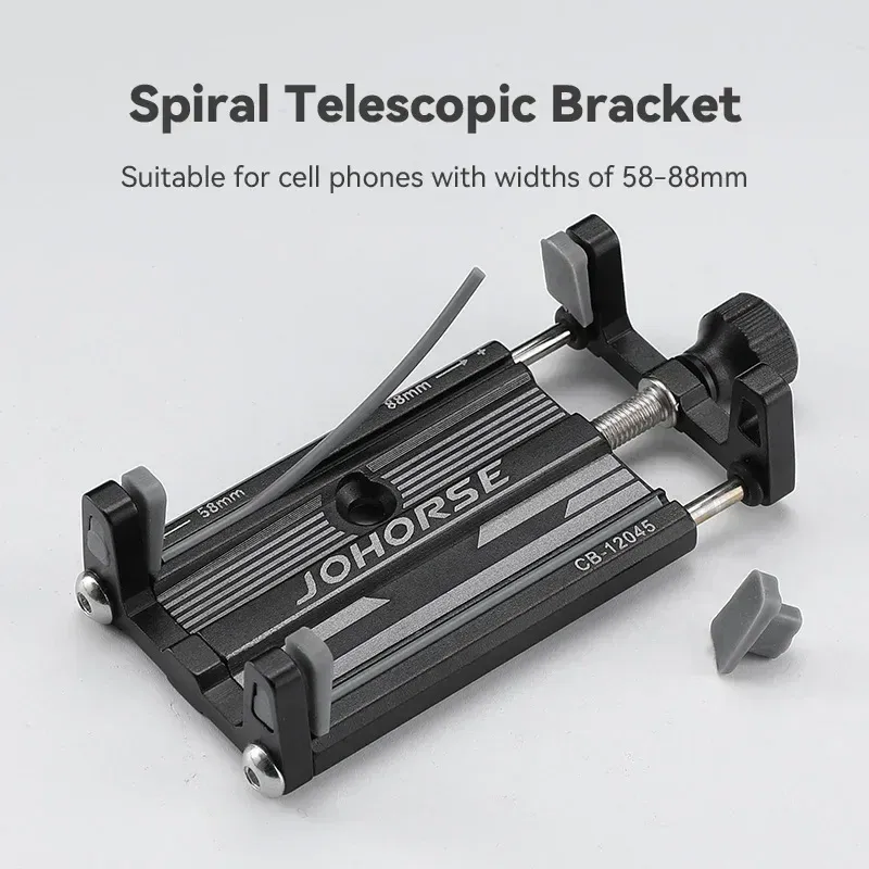 Support de téléphone pour moto et vélo électrique en alliage d'aluminium CNC à quatre griffes, compatible iPhone et Samsung 5