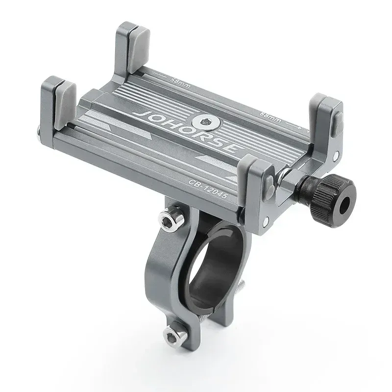 Support de téléphone pour moto et vélo électrique en alliage d'aluminium CNC à quatre griffes, compatible iPhone et Samsung 8