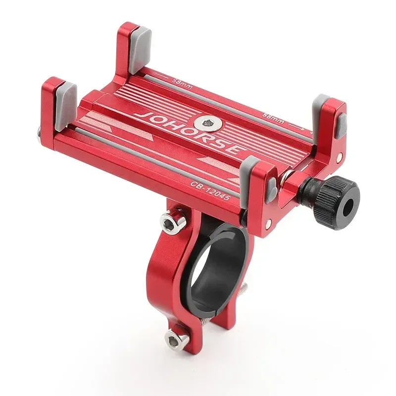 Support de téléphone pour moto et vélo électrique en alliage d'aluminium CNC à quatre griffes, compatible iPhone et Samsung 9