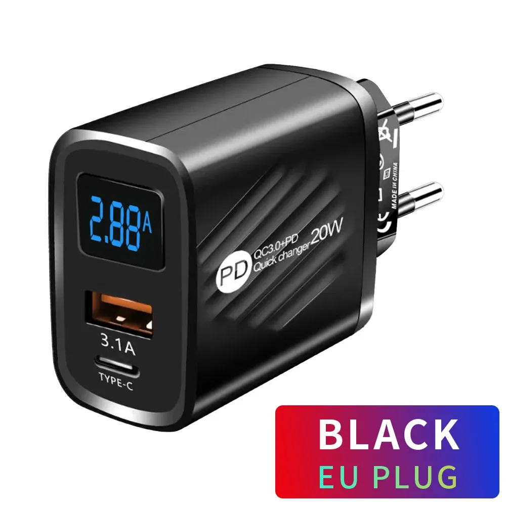 Chargeur USB 20W à charge rapide 3.0 pour iPhone 14, Samsung, Xiaomi et Huawei 8