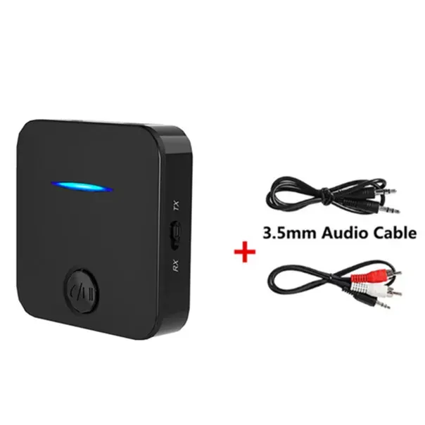 Émetteur et récepteur Audio Bluetooth 5.0, RCA, prise AUX 3,5 mm, dongle USB, adaptateur audio stéréo sans fil, pour kit mains libres de voiture, PC, TV, casque 8