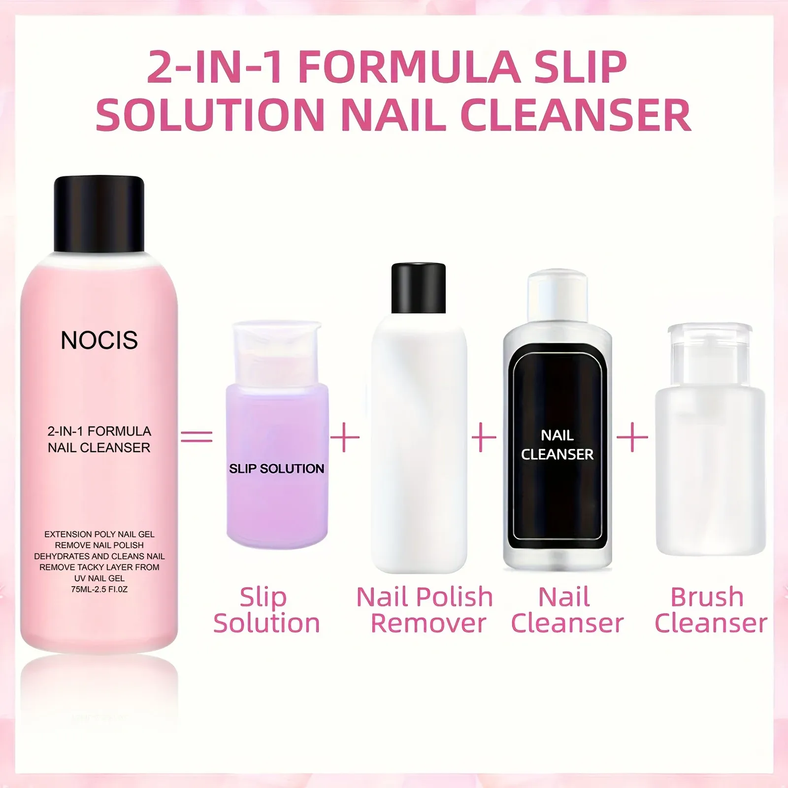 Gel nettoyant 2 en 1 pour ongles, bénéfices